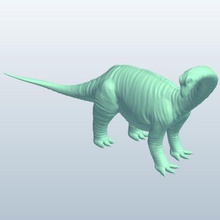 aegyptosaurus v2 dinosaurs printable lowpoly 3d print model - Mito3D