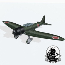 aichi 2 air aircraft airplane b7a bomber carrier crafts dove fighter grace ii imperial japan japanese lower military model plane poly ready shot star torpedo veli3d war world ww2 3d print model - Mito3D