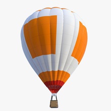ballon à air de l'air des avions en avion dirigeable balon baloon panier blimp d'affaires commercial mouche chaud hotair modèle privé l'hélice réaliste ciel tai11 transport voyage véhicule zeppelin 3d print model - Mito3D