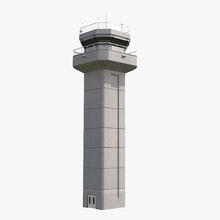 aria torre di controllo del traffico aeromobili il campo d'aviazione aeroporto spazio aereo l'antenna architettura asr atc atct dettaglio elementi modello moderna qlee radar sfere ssr struttura sorveglianza 3d print model - Mito3D