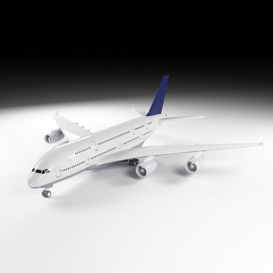 airbus a380 aircraft airline airliner airplane airways civilian commercial model pashok3d plane 3D print model - Mito3D