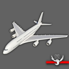 airbus a380 aircraft minimal airliner airplane commercial definition engine fuselage high jet maya model parts passenger plane quality transportation turbine wing zavorad 3d print model - Mito3D