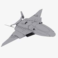 aircraft - space fighter aicrovision airplane f22 f35 fi fiction jet military missile model modern pilot plane sci science scifi spacecraft spaceship star starships stealth ufo 3d print model - Mito3D