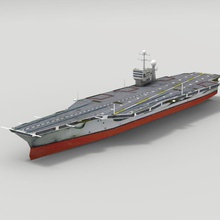 uçak gemisi 68 ordu savaş tekne taşıyıcı cvn rüya avcısı oyun gamedev jet daha düşük lowpoly askeri model deniz nimitz poligonal nakliye tps ulaşım birlik 3d print model - Mito3D
