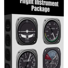 aircraft flight instruments collection 2 air airplane box cabin coordinater imagetek3d instrument model parts plane pressure set speed turning verticle 3d print model - Mito3D