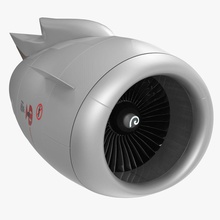aircraft jet turbofan engine 3d molier 3ds aeroplane air airliner airplane aviation detail fan industry international model motor parts plane power propeller turbine turbo vray 3d print model - Mito3D