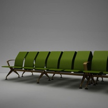 havaalanı sandalye hd uçak havayolu mimarlık alanı artmani tezgah kalkış faceworx mobilyalar mobilya jet salonu max model halk tren oda koltuk istasyonu bekliyor 3d print model - Mito3D