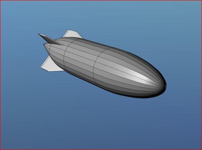 dirigible de la antena aire aeronave avión globo comercial bueno el helio caliente joeythx7 modelo plano los gastos envío vehículo años zeppelin 3d print model - Mito3D