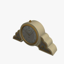 alarm clock v2 la repisa de chimenea reloj los hogares elementos alarma imprimible lowpoly artículos para el hogar 3d print model - Mito3D