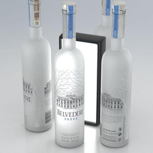 alcohol bottle belvedere vodka 700ml 2019 alcoholbottle beverage drinking food model prcr0 strat760507 3d print model - Mito3D