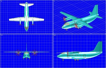 alenia c-27j spartan aircraft solid assembly model 27j aerodynamics aeronautics airplane c italian italy military parts plane propulsion rodgersaintjohn structure transport wing 3d print model - Mito3D