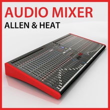 allen & heath zed 436 audio mixer dj 3d band board co digital electronic electronics equipment lower mix model music musical plus poly polygon record sound stereo studios turntable voice 3d print model - Mito3D
