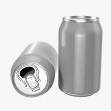 aluminium can open 3d molier alcohol aluminum beer beverage blank container drinking empty food international lid liquid metal metallic model product soda soft tin vray 3d print model - Mito3D