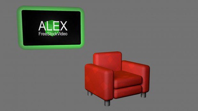 amchair sofa furniture 3d print model - Mito3D