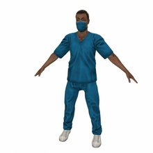 american medical man rigged amazing casualty character doctor emergency emt er game gameready guys hospital human lower lowpoly male model orderly paramedic poly ready rig science surgeon surgery 3d print model - Mito3D
