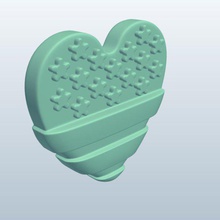americanheart v1 american heart novelties printable lowpoly 3d print model - Mito3D