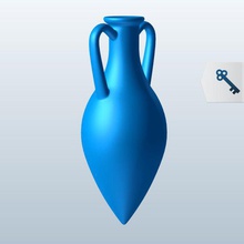 amphora v1 containers printable lowpoly 3d print model - Mito3D