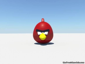 angry bird böse Vogel Zeichen maya deekshithnero11 gmail Architektur 3d print model - Mito3D