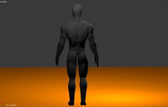 animated male character action guys human man model ninja rig skin zann333 3d print model - Mito3D