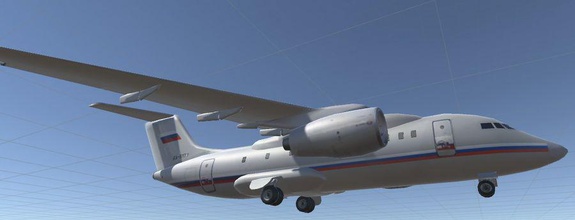 antonov an-148 148 3d hava uçak havayolu airways iş ticari e mod oyun jet daha düşük model poly özel pervane Rusya Ukrayna birlik SSCB beyaz 3d print model - Mito3D