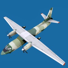 antonov an-26 - 1 livrea 26 aria aeromobili aereo il design drzewiecki forza militare modello piano di trasporto 3d print model - Mito3D
