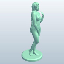 aphrodite v1 mythical creatures printable lowpoly 3d print model - Mito3D