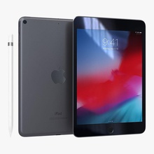 apple ipad mini 2019 space gray pencil 3dtoss allcolor cellular collection computer detail electronics gold hdri model pda phone photoreal sabah au silver tab tablets 3d print model - Mito3D
