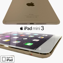 apple ipad mini 3 altın 1 2 4 5 6 8 android birdfix hücresel ekran elektronik ios iphone ipod mac macintosh model win telefon taşınabilir retina s Gümüş tablet dokunma wifi 3d print model - Mito3D