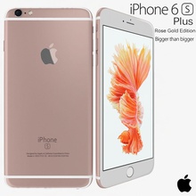 apple iphone 6s plus rose gold birdfix cellular electronics gray model phone silver space 3d print model - Mito3D