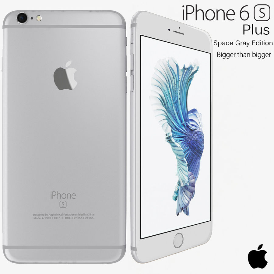 apple iphone 6s plus Silber birdfix die zelluläre - Elektronik gold Grau Modell Telefon rose Raum 3D print model - Mito3D