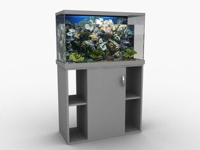 el acuario 3d 3ds animal contenedor de pescado fixture muebles los hogares interior la luz max modelo naturaleza océano sanches 1985 mar sealife seashell shell tanque terrario tropical vray agua 3d print model - Mito3D
