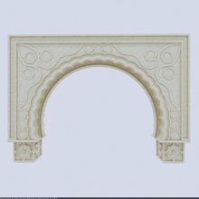 árabe arco arcade arqueado de la arquitectura arcos el clásico clasicismo columna elementos histórico modelo módulo pilar romeomozol roombaroom pared 3d print model - Mito3D