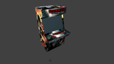arcade jogo de resident evil residente do mal eletrônica 3d print model - Mito3D