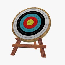 archery target v1 sports figures equipment printable lowpoly 3d print model - Mito3D