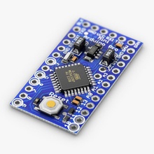 arduino pro mini les copeaux de circuit platine électronique composante ordinateur le bricolage l'électronique geek microchip microcontrôleur modèle pcb scriblab bricoleur tqfp 3d print model - Mito3D