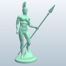 ares v2 persone stampabile lowpoly 3d print model - Mito3D