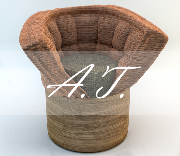poltrona cadeira móveis 3D print model - Mito3D