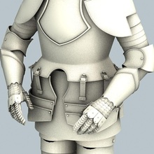 a armadura não materiais amored o corpo cutcat capacete ferro de engomar cavaleiro material medieval modelo guerreiro arma 3d print model - Mito3D