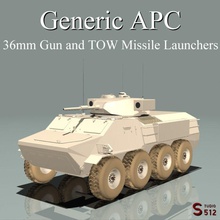 armored personnel carrier apc armor heavy jhthomas512 military model personel tank transport vehicle 3d print model - Mito3D