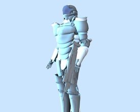 armorv2obj alien armor armorv2 obj atolbert11 battle character fi fiction future human metal protection sci science soldier war weapon 3d print model - Mito3D