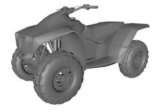 esercito quad 250 400 420 l'esercito atv b moto auto cartone animato farm joey più in basso lowpoly militare modello off offroad poli strada sport test il trattore di trasporto veicolo la ruota 3d print model - Mito3D