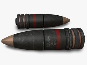 l'artillerie projectile 152 armure armée de terre la bombe balle calibre le canon l'allemand arme à feu grand maus mm modèle piercing sanches 1985 shell réservoir l'arme ww2 3d print model - Mito3D