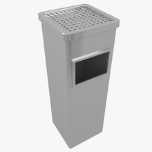 ashtray bin 1 3d 3ds architecture ash basket butt can cigarette coc3dart container floor furnishings furniture garbage interior maya model offce outdoor parking refuse trash waste 3d print model - Mito3D