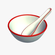 asian style soup set v2 asianstyle household items printable lowpoly 3d print model - Mito3D