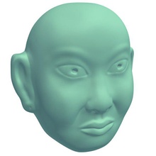 asianmask2 v2 Asya maske 2 giyim yazdırılabilir lowpoly 3d print model - Mito3D