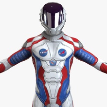 astronauta-2 2 3ds anatomia armadura astronauta o personagem fi gratuito humanos kama lowpoly homem max militar modelo mt robô sci scifi soldado espaço arma 3d print model - Mito3D