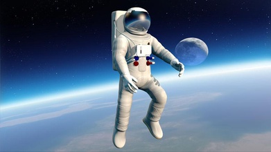 l'astronaute 3d de l'animation anouar art blender c4d caractère la conception les gars l'homme sexe masculin max maya modèle nasa l'espace 3d print model - Mito3D