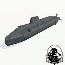 astuto sottomarino classe attacco la barca gran bretagna britannico difesa distruggere flotta più in basso militare modello marina nuovo il nucleare oceano poli potenza royal mare per spedizione messa a tacere veli3d acqua moto d'acqua l'arma 3d print model - Mito3D