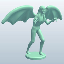 aswang v1 mythical creatures printable lowpoly 3d print model - Mito3D