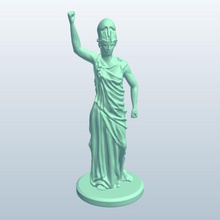 athena v1 athéna personnes imprimable lowpoly 3d print model - Mito3D